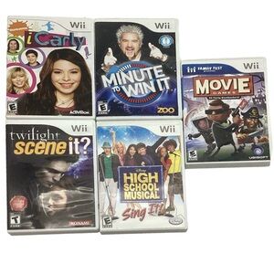 Set of (5) Nintendo Wii Games